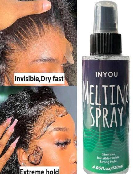 Lace Melting Spray And Holding Spray